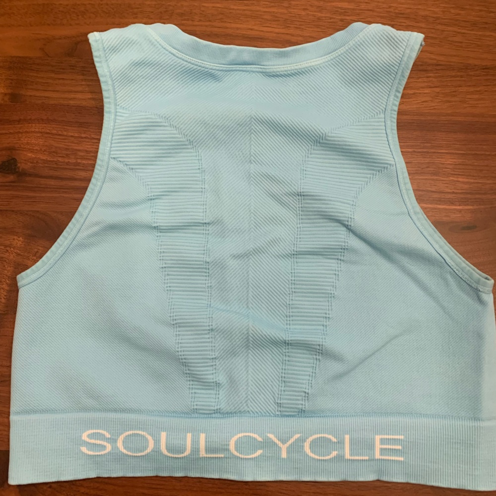 Soul cycle x NUX blue leggings and top set